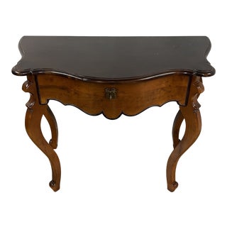 1950s Baker Milling Road Maple Console Table For Sale