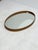 1960s Large Oval Beech Wood Wall Mirror, 1960 For Sale - Image 5 of 10
