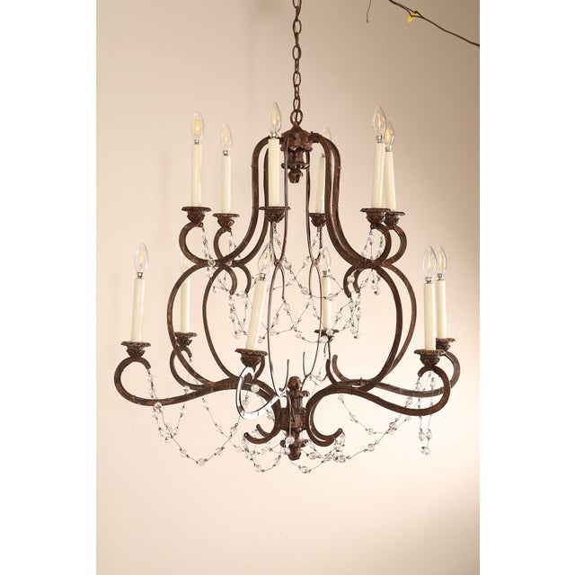 Niermann Weeks Avignon Iron Chandelier For Sale - Image 17 of 18