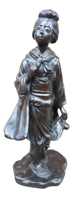 Genryusai Seiya, Japanese Meiji Okimono Sculpture, 1890s, Bronze