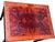 Red Late 20th Century Hekman Crotch Mahogany Side Table For Sale - Image 8 of 18