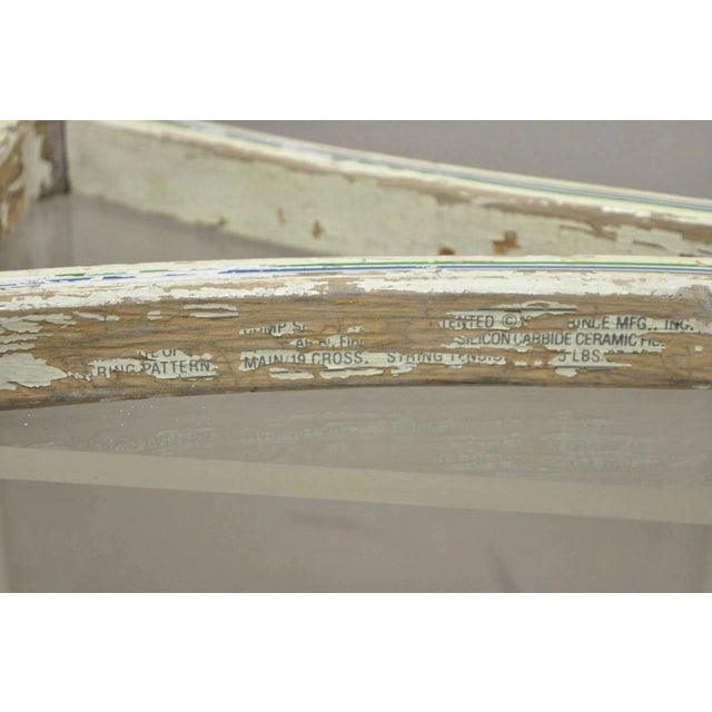 Vintage 53" Oversize Prince Pop Art Wooden Tennis Racquet Store Display For Sale - Image 10 of 10