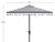 Contemporary Vienna 7.5 Square Umbrella - Black/White For Sale - Image 3 of 4
