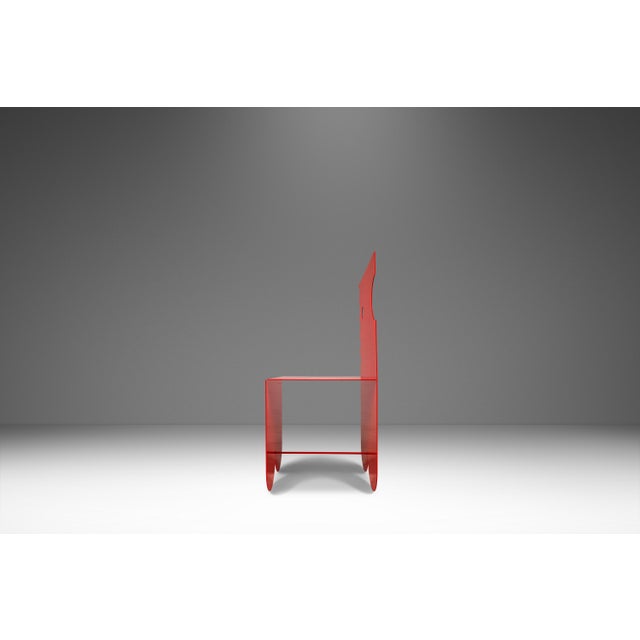 Metal Postmodern Abstract "Pac" (Playful Accent Chair) by Mark Leblanc for Leblanc Studios, Usa, C. 2026 For Sale - Image 7 of 18