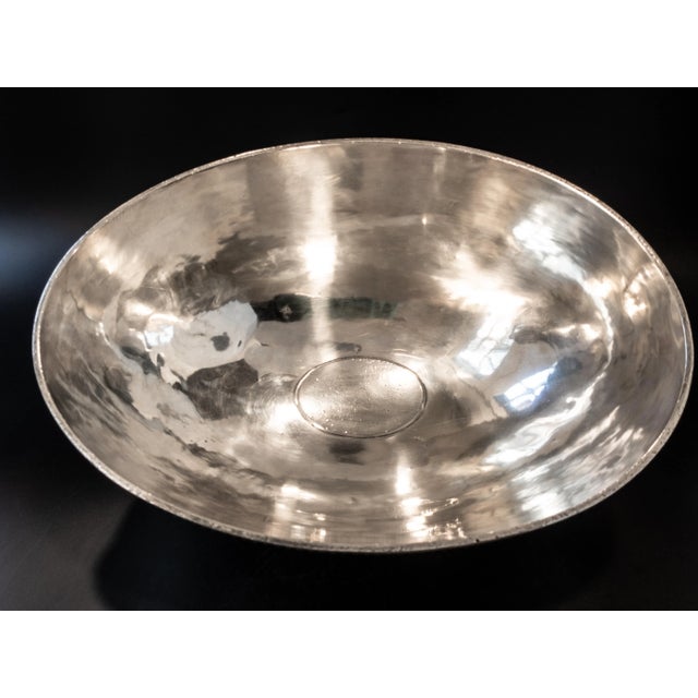 Metal Antique Hotel Metropole Silverplate Meat Dome Food Cloche For Sale - Image 7 of 9