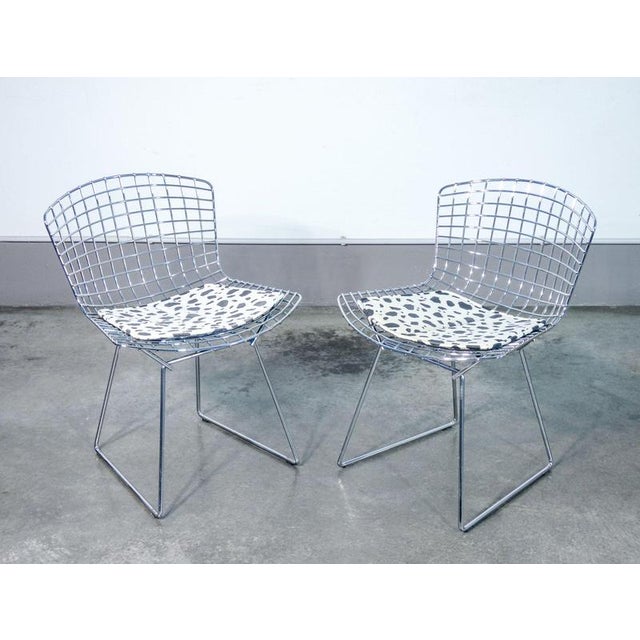 Set of four side chair mod. 420, design harry bertoia for knoll int. Usa, design 1952 origin usa period design 1952...