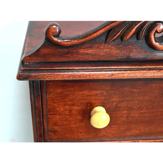 Wood Small Mahogany Chest of Drawers, 1960 For Sale - Image 7 of 18