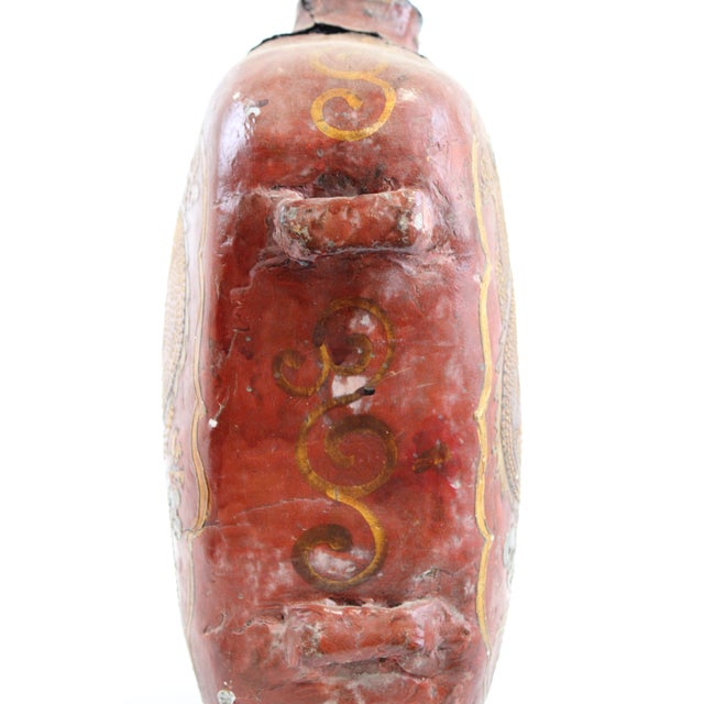 Vintage Dragon Design Oil Storage Vessel For Sale - Image 13 of 14