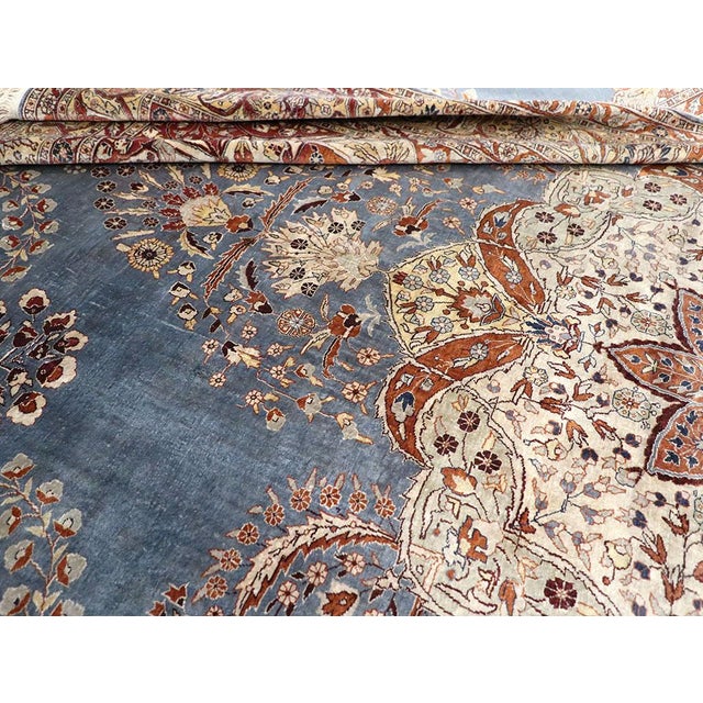 Galerie Shabab Collection Mid-20th Century Turkish Silk Herekeh Rug For Sale - Image 10 of 10