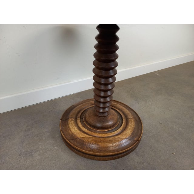 Vintage Brutalist Pedestal Table, 1950s For Sale - Image 11 of 18