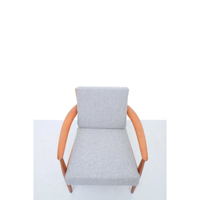 Teak FD118 Armchair by Grete Jalk for France & Daverkosen For Sale - Image 9 of 16