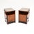 1930s French Art Deco Walnut Bedside Cabinets, 1930, Set of 2 For Sale - Image 5 of 12