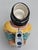 1930s Vintage Signed Fábrica Sant'Anna Portuguese Faience Figural Toby Jug / Barrel Pitcher (10.5") For Sale - Image 5 of 6