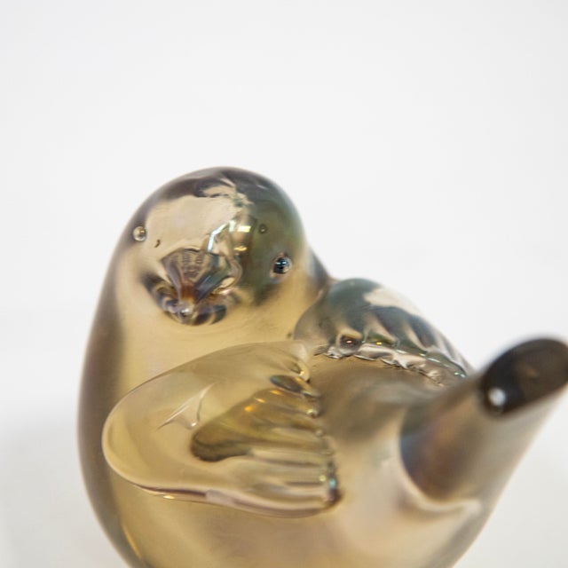 Glass Glass Bird by Tyra Lundgren for Venini, 1955 For Sale - Image 7 of 8