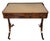 English 19th C English Regency Rosewood Leather Top & Bronze Gallery Lady's Writing Desk For Sale - Image 3 of 18