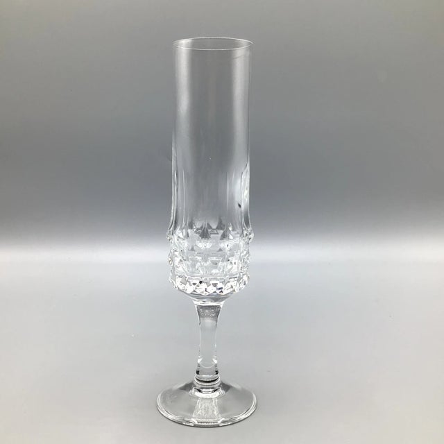 Hollywood Regency Rosenthal Holdfast Fluted Champagne Glass For Sale - Image 3 of 13