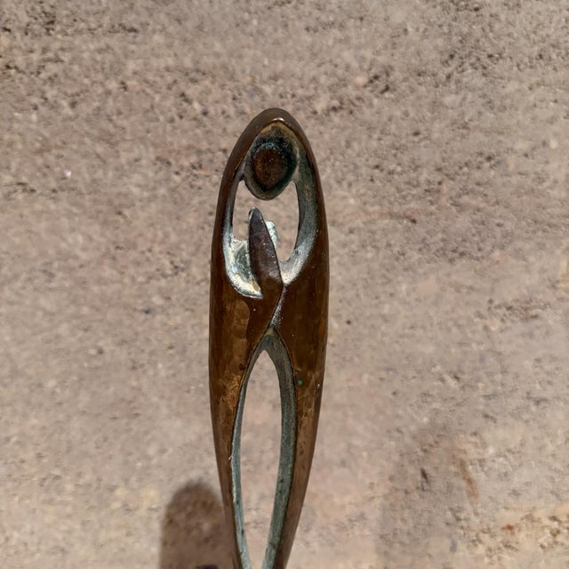 AMBIANIC presents Republic of Ireland Bronze Sculpture Madonna and Child Rock Base stamped made in the Republic of...