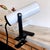 Black Mid-Century Space Age Italian Metal Clamp Spotlight in style of Targetty, 1970s For Sale - Image 8 of 8