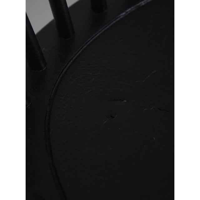 Pair of Dr Dimes Black Bow Back Windsor Side Chairs For Sale - Image 10 of 18