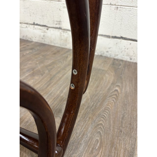 Vintage Thonet Style Bentwood Beechwood Cane Seat Cane Back Rocking Chair For Sale - Image 15 of 17