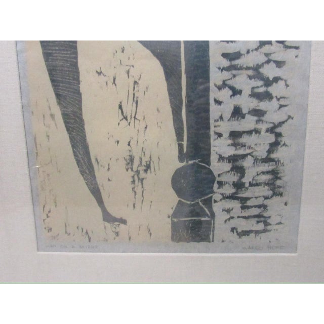 Signed Margo Hoff Woodblock Print For Sale - Image 10 of 16