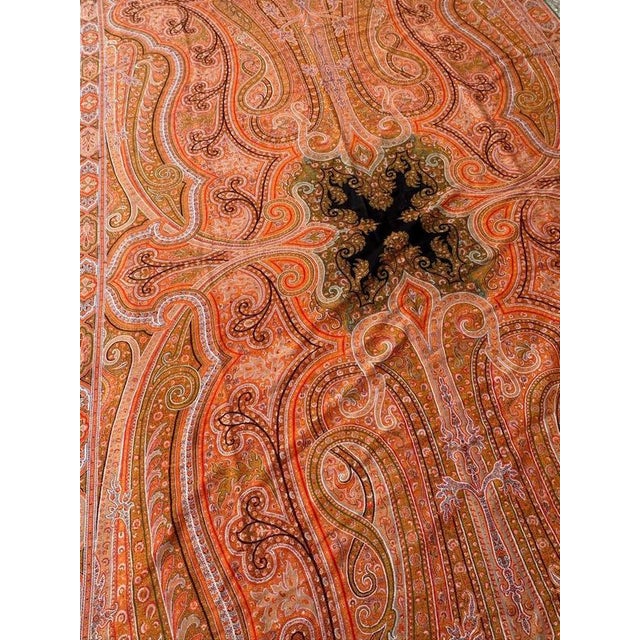 Antique Long Kashmir Shawl, 1890s For Sale - Image 11 of 18