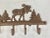 Vintage Rustic Moose Hooks For Sale - Image 4 of 7