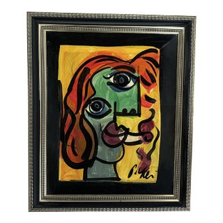 Peter Keil Painting Framed For Sale