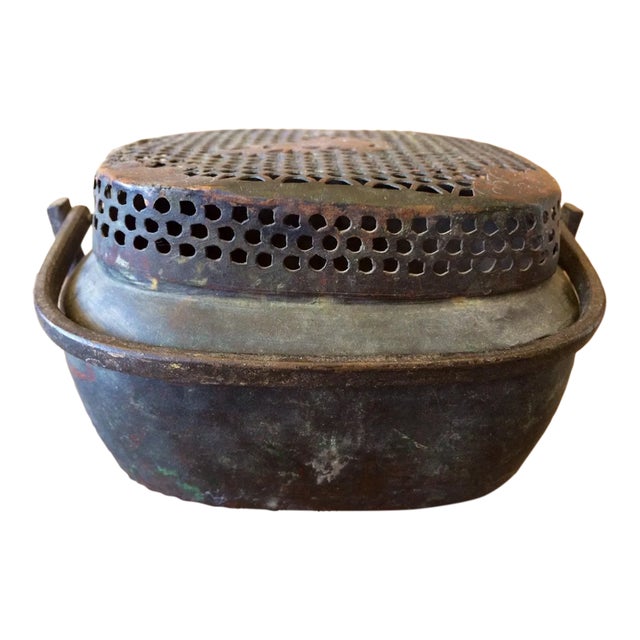 Mid 19th Century Antique Bronze Hand Warmers For Sale