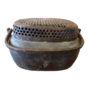 Mid 19th Century Antique Bronze Hand Warmers