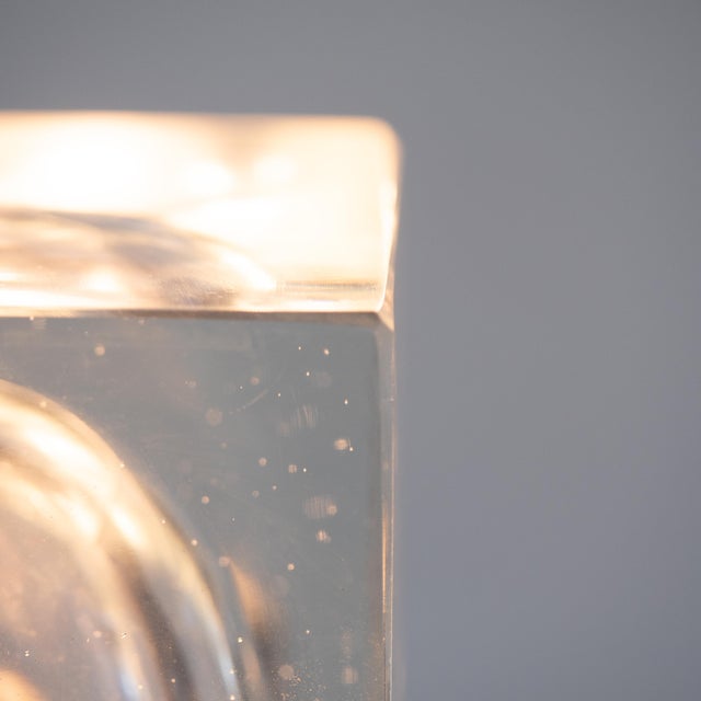 1970s Murano Glass and Chromed Brass Wall Lights, Italy, 1970s, Set of 2 For Sale - Image 5 of 18