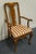 BROYHILL FURNITURE Solid Cherry Traditional Style Dining Arm Chair 7885-81 Upholstery needs to be replaced; see photos in...