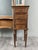 Wood 20th Century Louis XVI Dressing Table with Triptych Mirror For Sale - Image 7 of 13