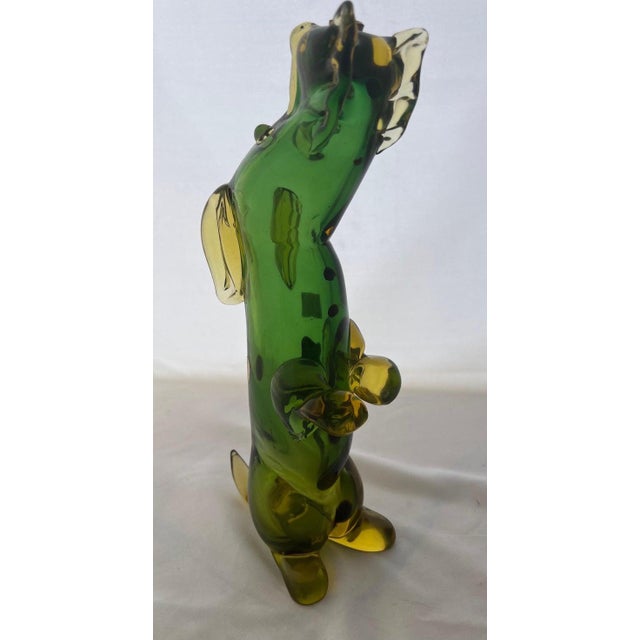 Mid-Century Modern Italian Art Glass Dog-Form Liquor Decanter, Mid-20th Century For Sale - Image 3 of 13