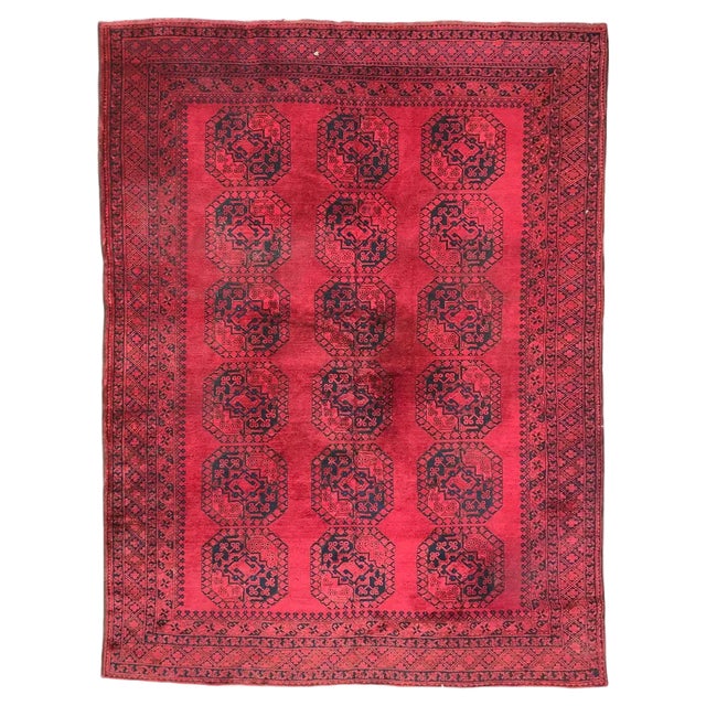 Large Ersari Afghan Rug, 1940s For Sale