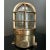 Early 20th Century Early 20th Century Wiska Brass Cage Ship Ceiling Light With Two Side Conduits For Sale - Image 5 of 12