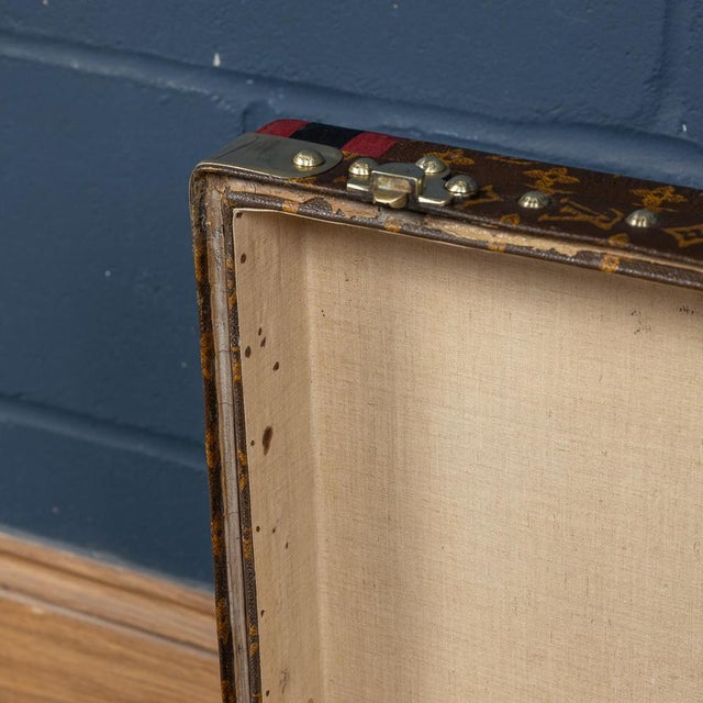 Antique 20th Century Hat Trunk in Monogram Canvas from Louis Vuitton, Paris, 1910s For Sale - Image 17 of 18