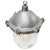 Industrial Vintage Industrial Metal and Clear Glass Pendant Light For Sale - Image 3 of 6