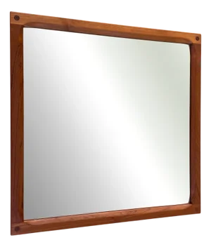 Teak Mirror by Aksel Kjersgaard, Denmark, 1960s