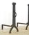 Arts & Crafts Pair of Antique Arts & Crafts Wrought Iron Andirons For Sale - Image 3 of 8