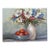 “Texas Table” Bluebonnets, Daisies and Peaches Still Life, Oil Painting, 12x16 Unframed. For Sale