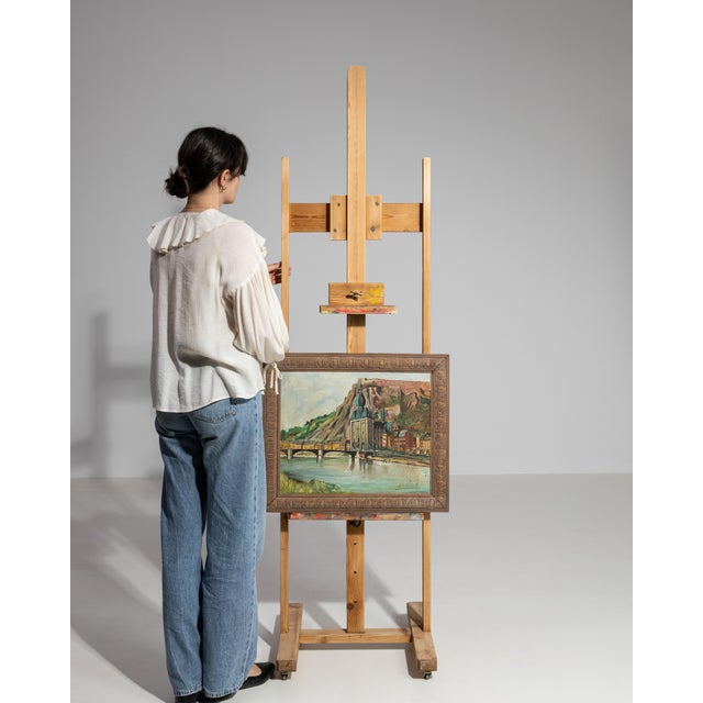 19th Century French Wooden Artist’s Easel For Sale - Image 11 of 13