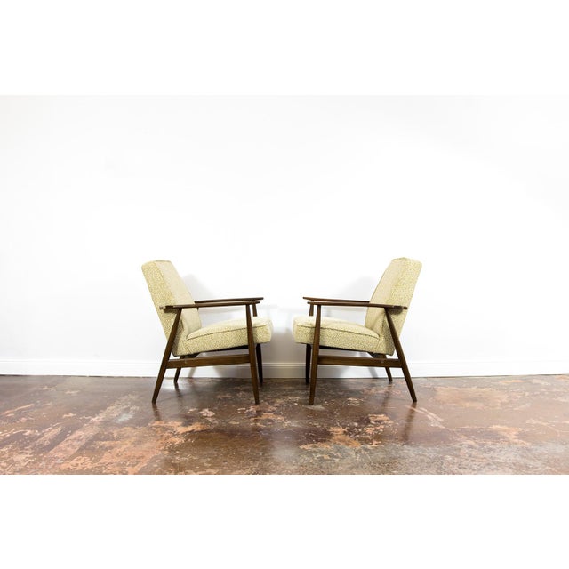 Vintage Armchairs by H. Lis, Poland, 1960s, Set of 2 For Sale - Image 3 of 18
