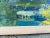 Jean Nerfin Oil on Canvas Canadian, born 1922 Landscape in the Mid-Century Modern Paris School style. Painting in nice...