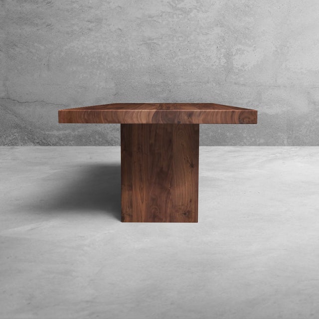 Timberland Dining Table | Westland Studio Hand Crafted Walnut Dining Table For Sale In Oklahoma City - Image 6 of 7