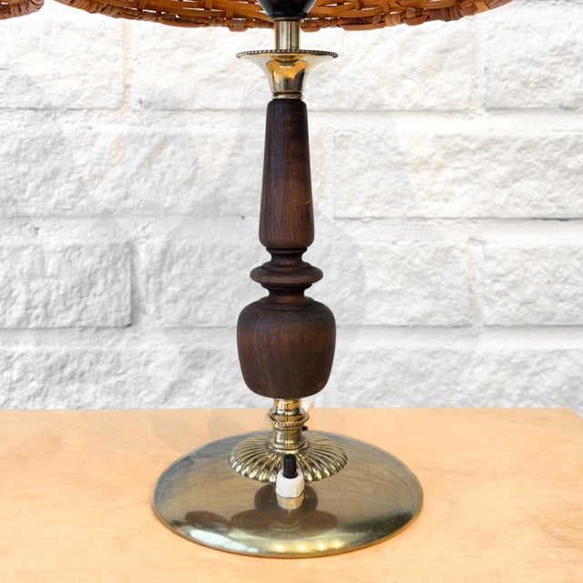 Vintage Scandinavian 32060 Table Lamp by Bertil Brisborg for Nordiska Kompaniet, 1940s, Set of 2 For Sale - Image 6 of 16