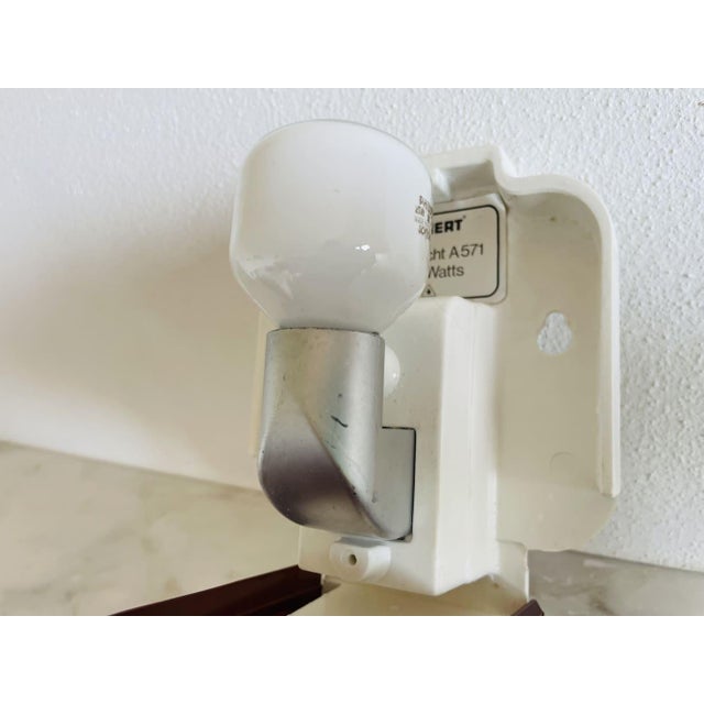 Glass and Wood Wall Light, 1990s For Sale - Image 11 of 13