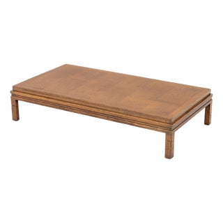 Modern Oak Parquetry Coffee Table For Sale