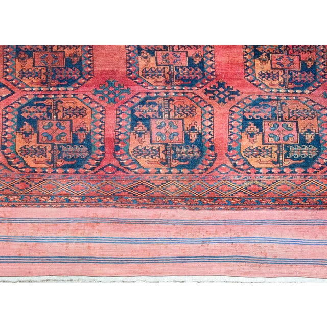 Early 20th Century Afghani Ersari Rug For Sale - Image 9 of 15