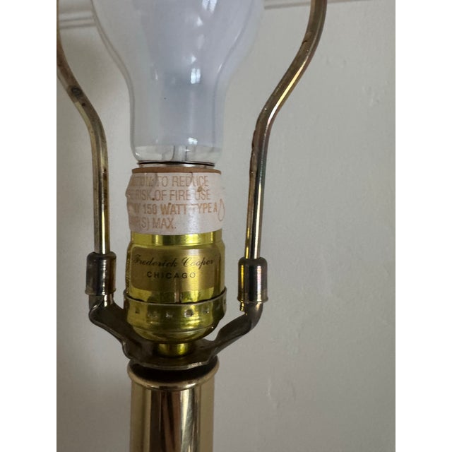 Metal 1970s Rare Frederick Cooper Brass Bird Table Lamp For Sale - Image 7 of 8